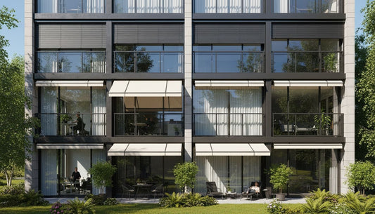 modern building sun protection