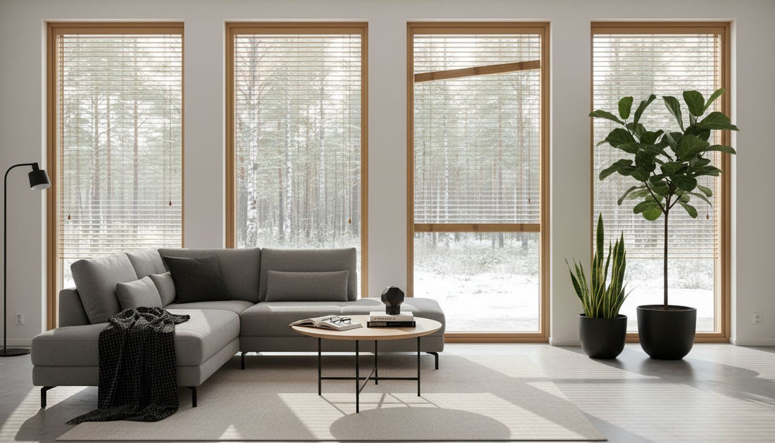 moderni olohuone sälekaihtimet