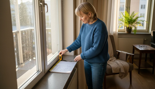 Kuinka mitata ikkuna uutta sälekaihdinta varten kotona