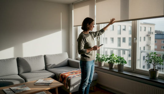 Asunnon aurinkosuojaverhojen laskeminen